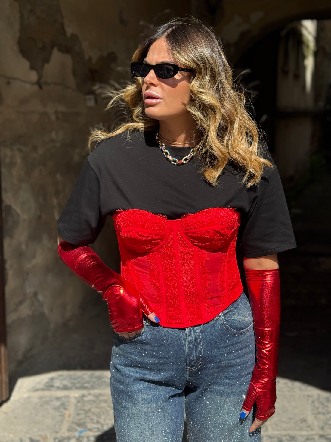 T-Shirt Monique Nera