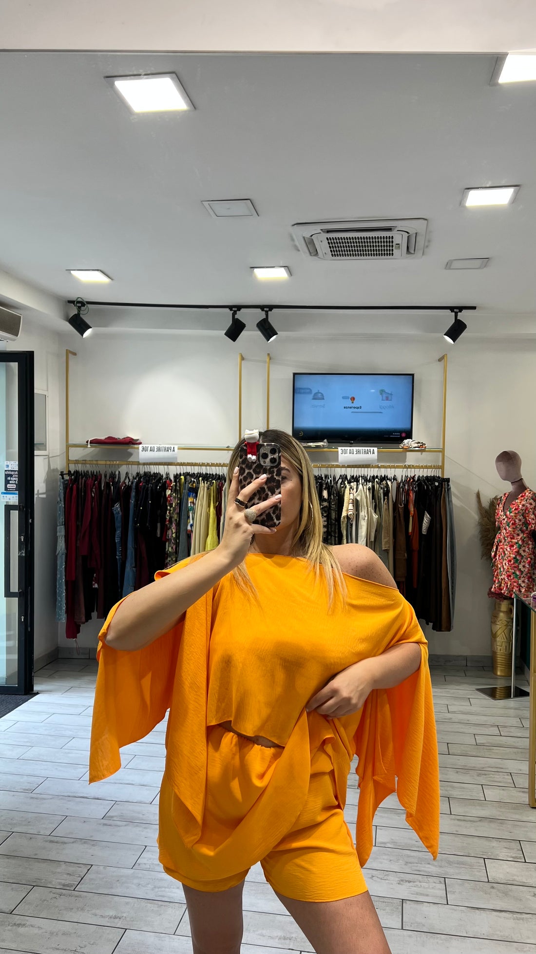 Coordinato Beyo tre pezzi Arancio