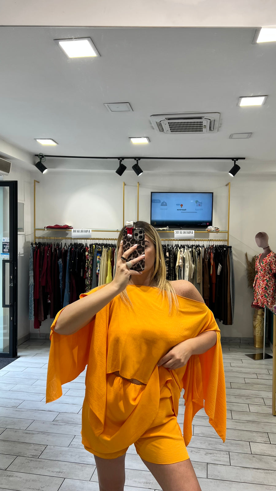 Coordinato Beyo tre pezzi Arancio