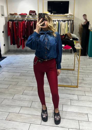 Leggings Chiara Bordo con staffa