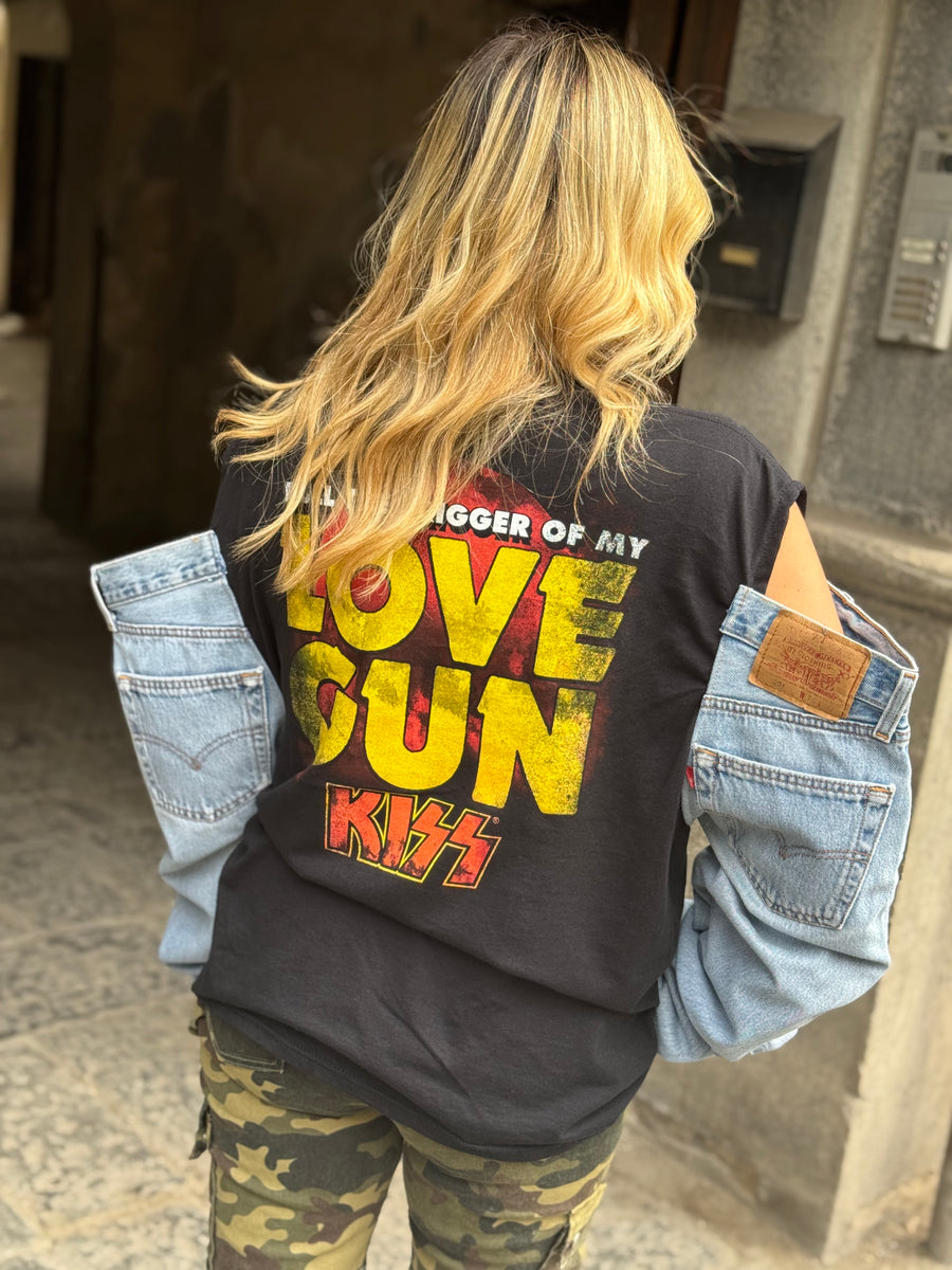 T-Shirt Rock Kiss Love Gun Levi’s