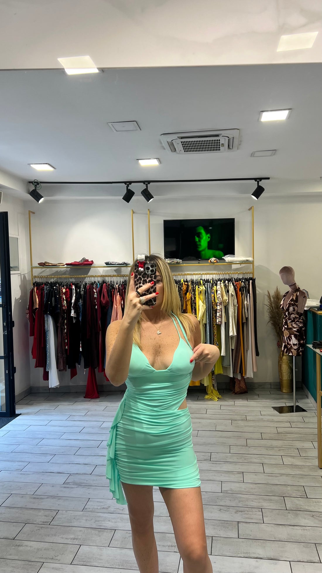Dress Lorelai Verde Tiffany