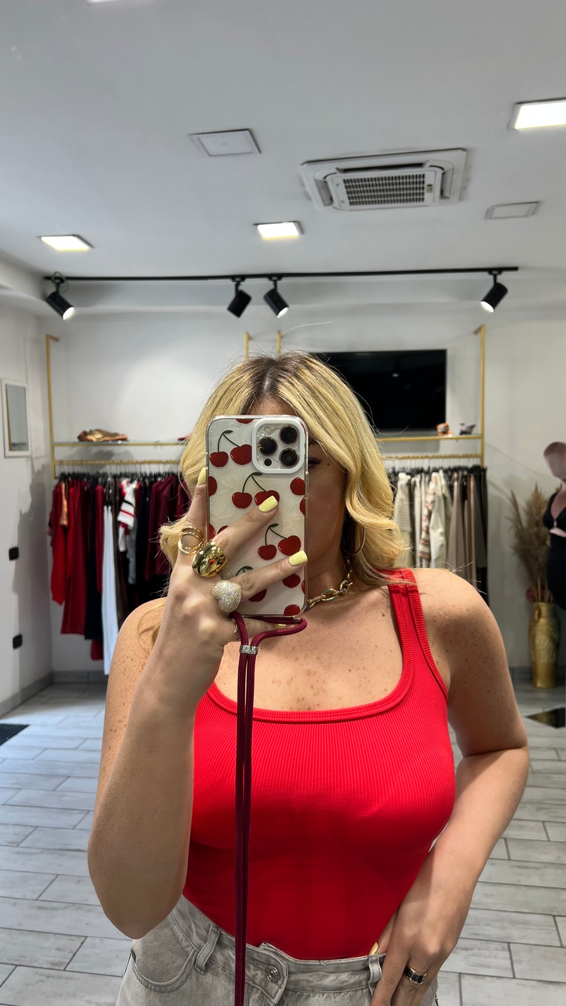 Canotta Bellamy Rossa