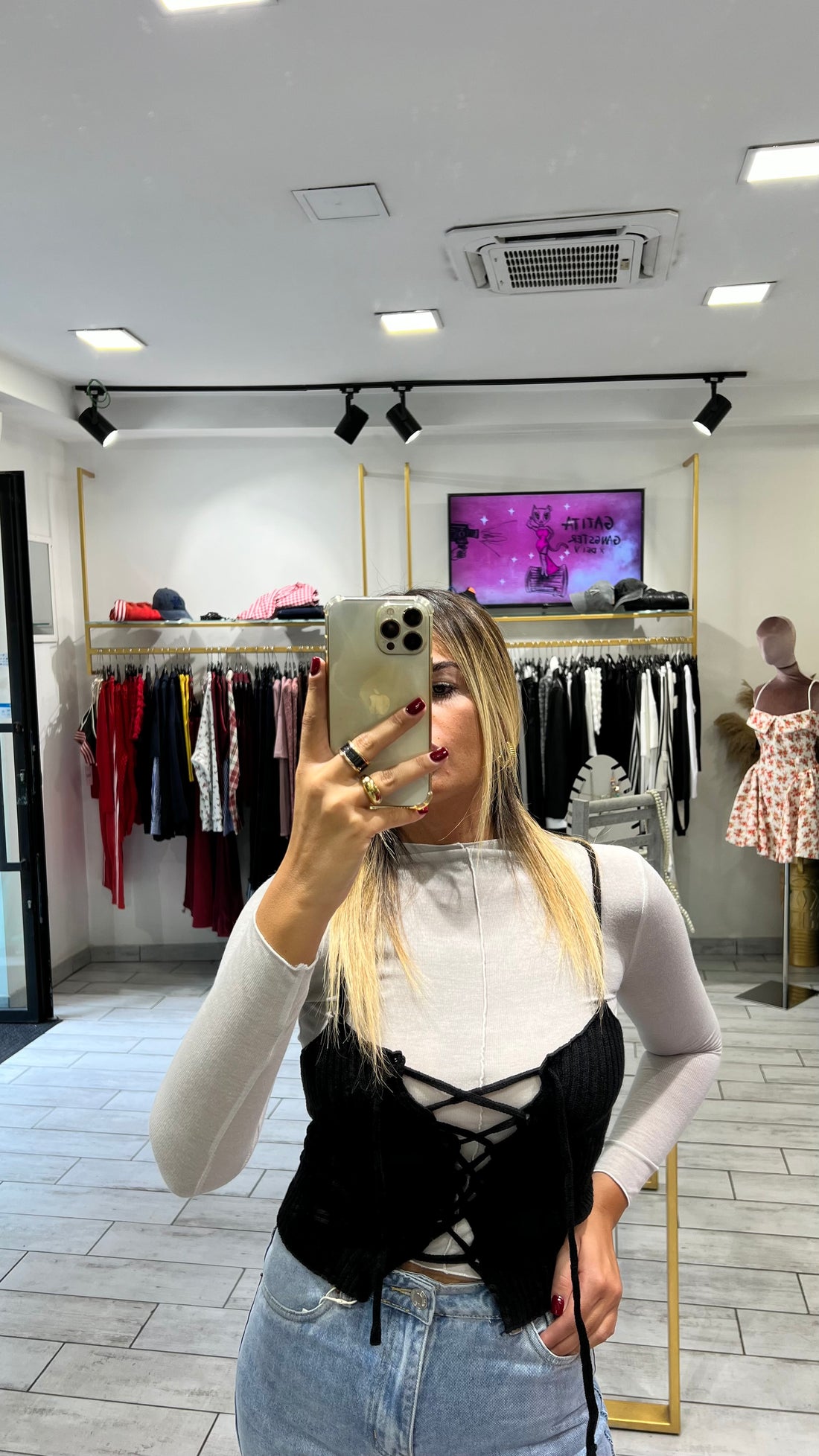 Twin Set Asia Grigio e Nero