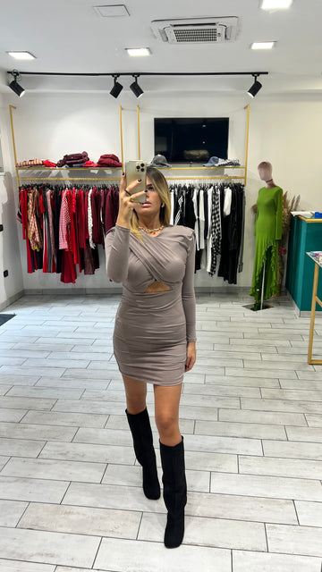 Dress Vale Tortora