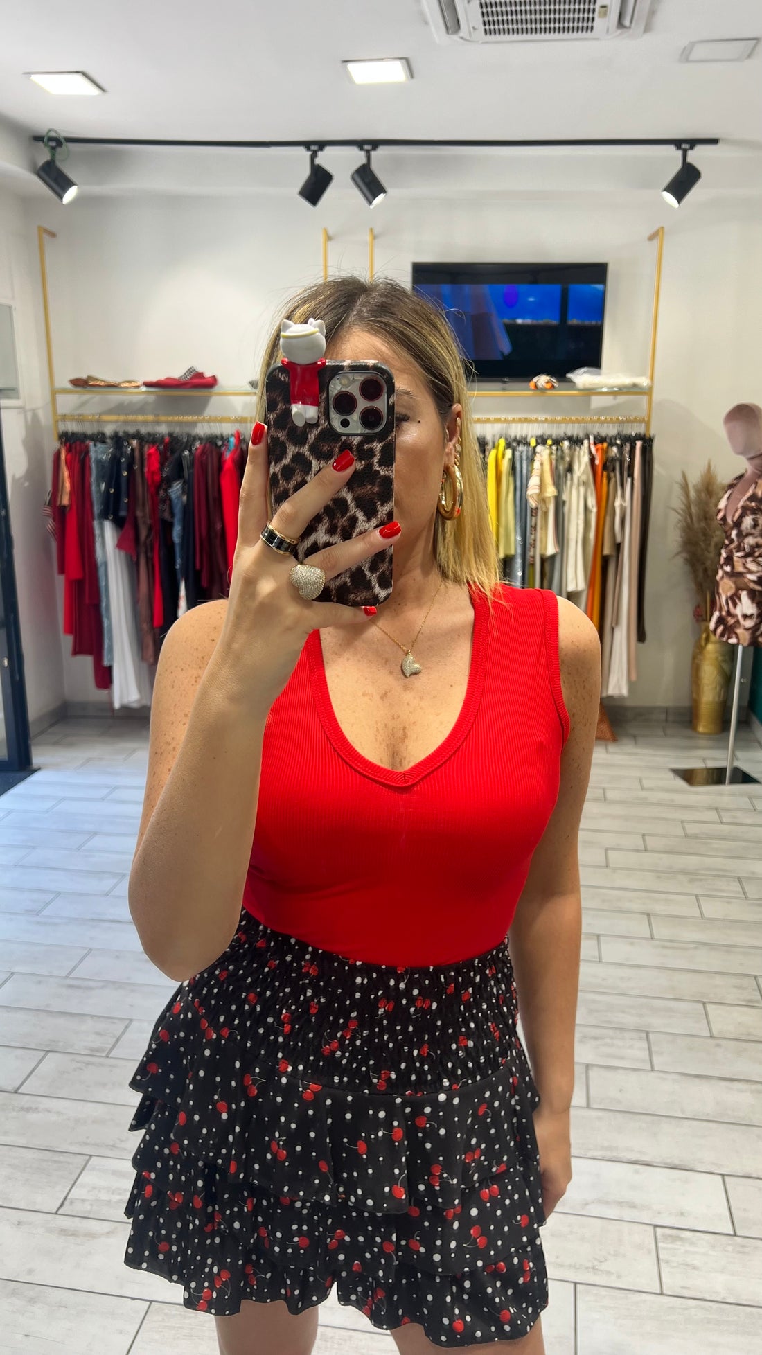 Canotta Cinco Rossa
