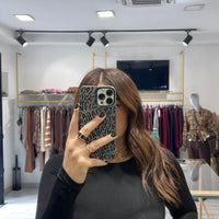 Maglia Carly a girocollo Nera