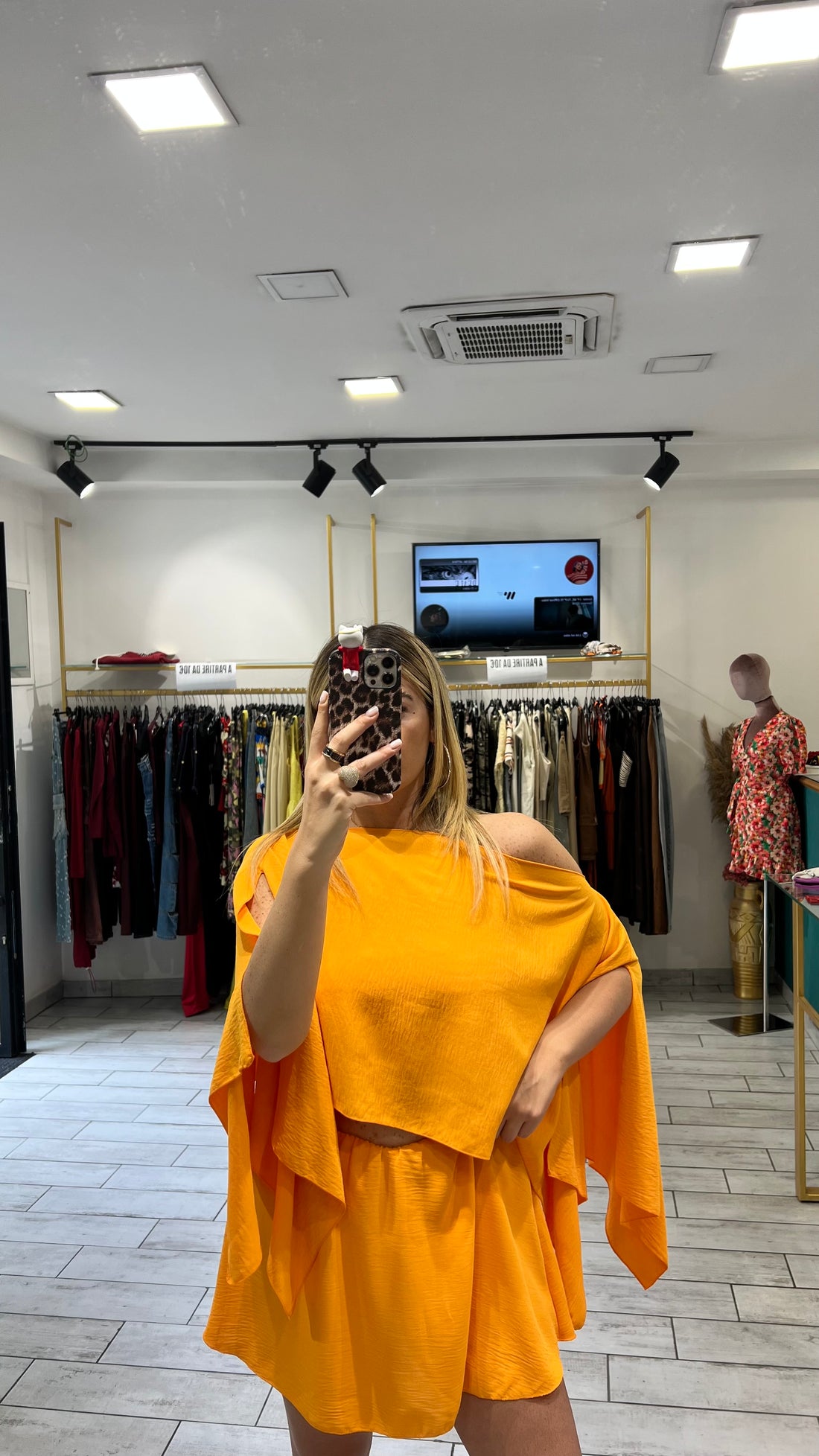 Coordinato Beyo tre pezzi Arancio