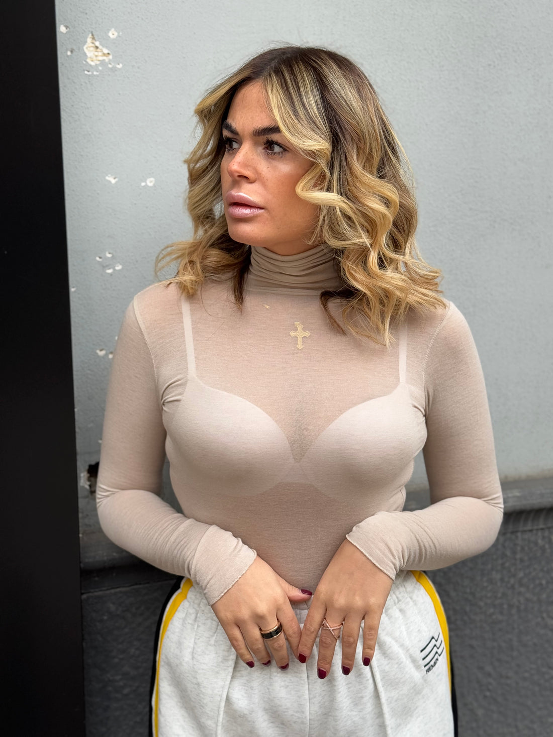 Maglia Cashmere Beige
