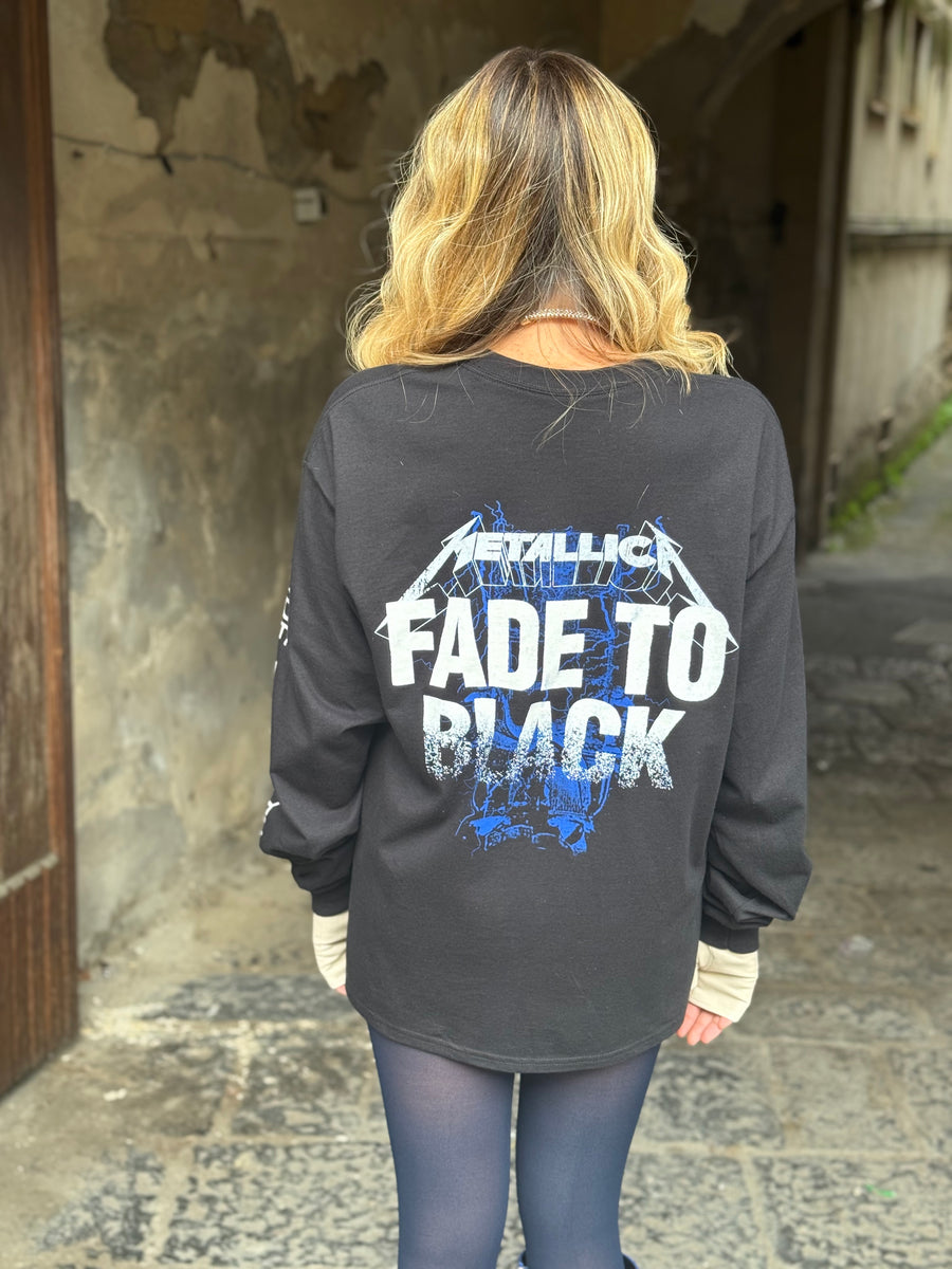 T-Shirt Rock Metallica Fade To Black