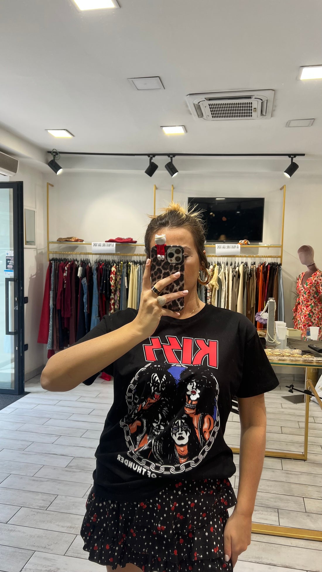 T-Shirt Rock Kiss FourFace