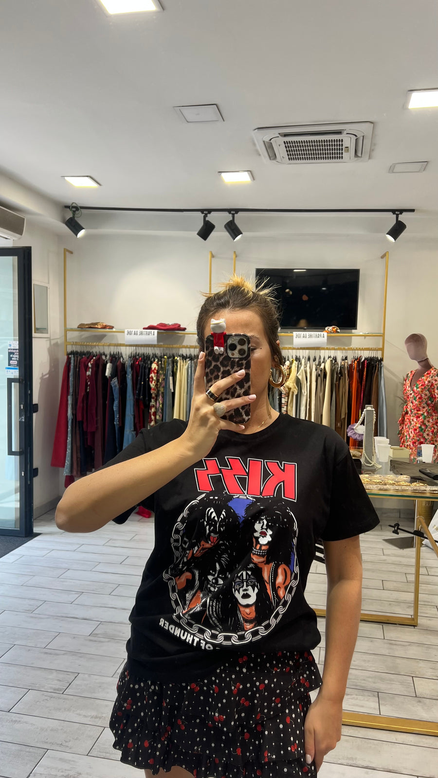 T-Shirt Rock Kiss FourFace