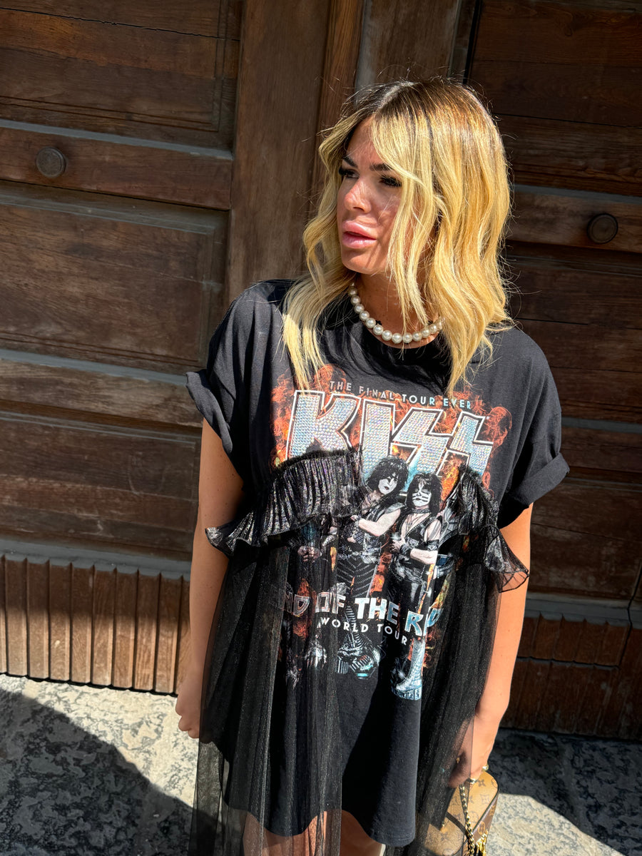 T-Shirt Rock Kiss The Road