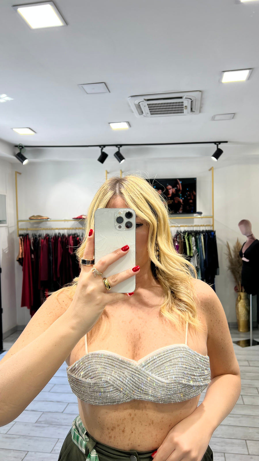 Bralette Jewels Beige