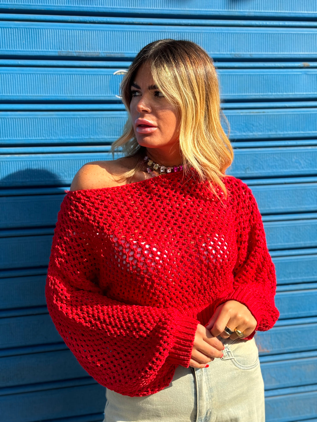 Maglia a rete Lory Rossa