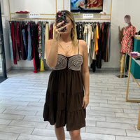 Dress Olga Marrone