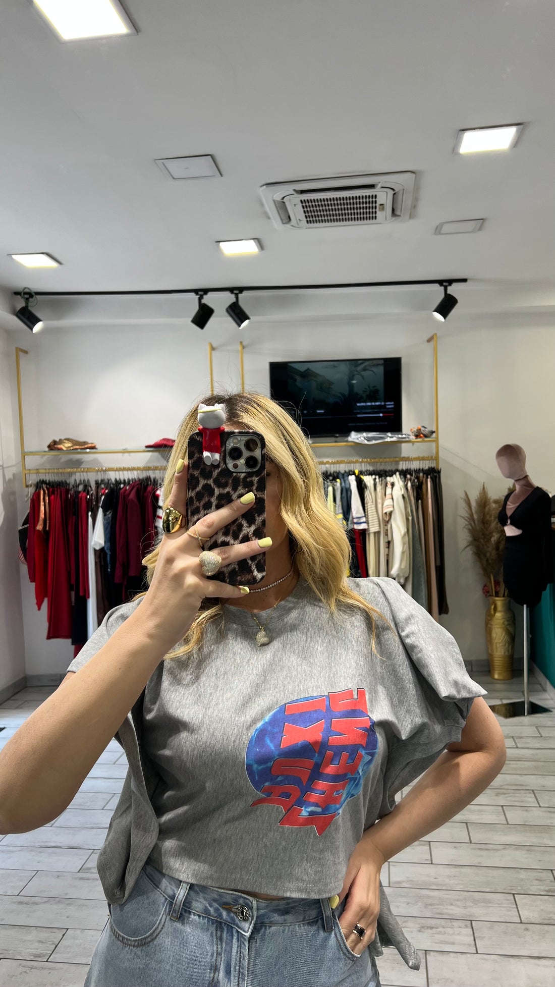 T-Shirt Zheng Grigia