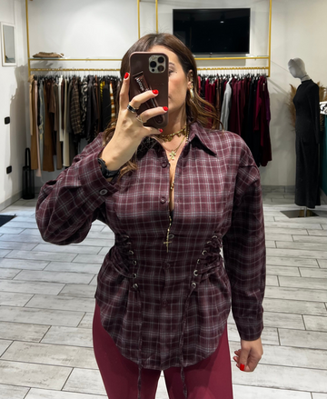 Camicia Kamilah Bordo