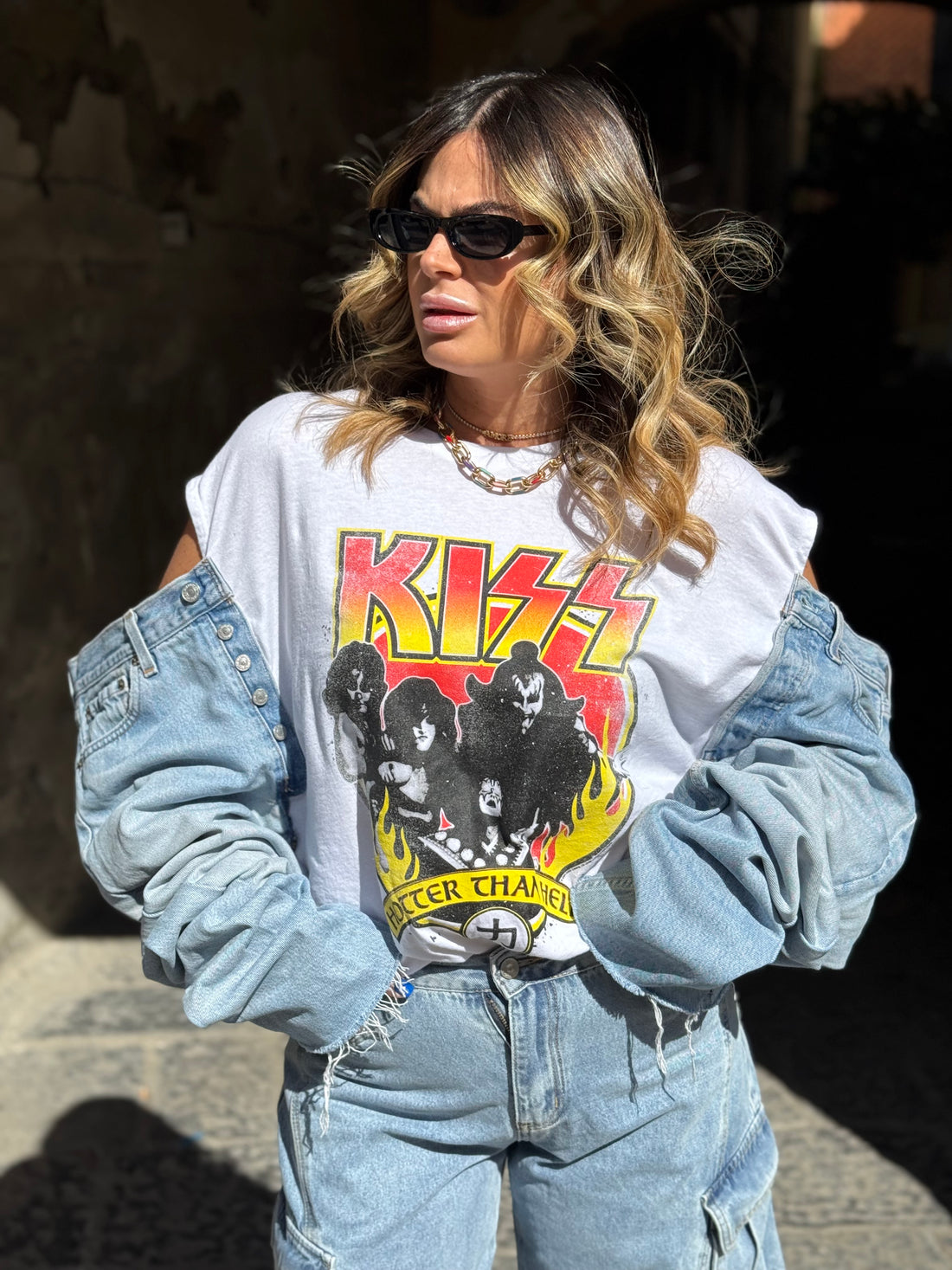 T-Shirt Rock Kiss Levi’s