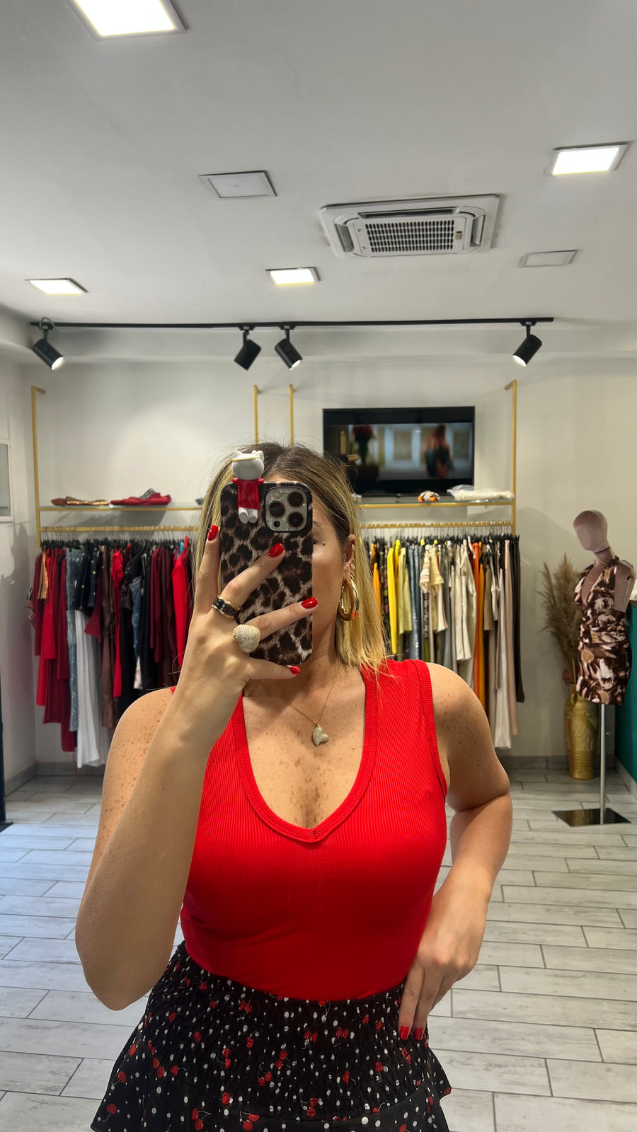 Canotta Cinco Rossa