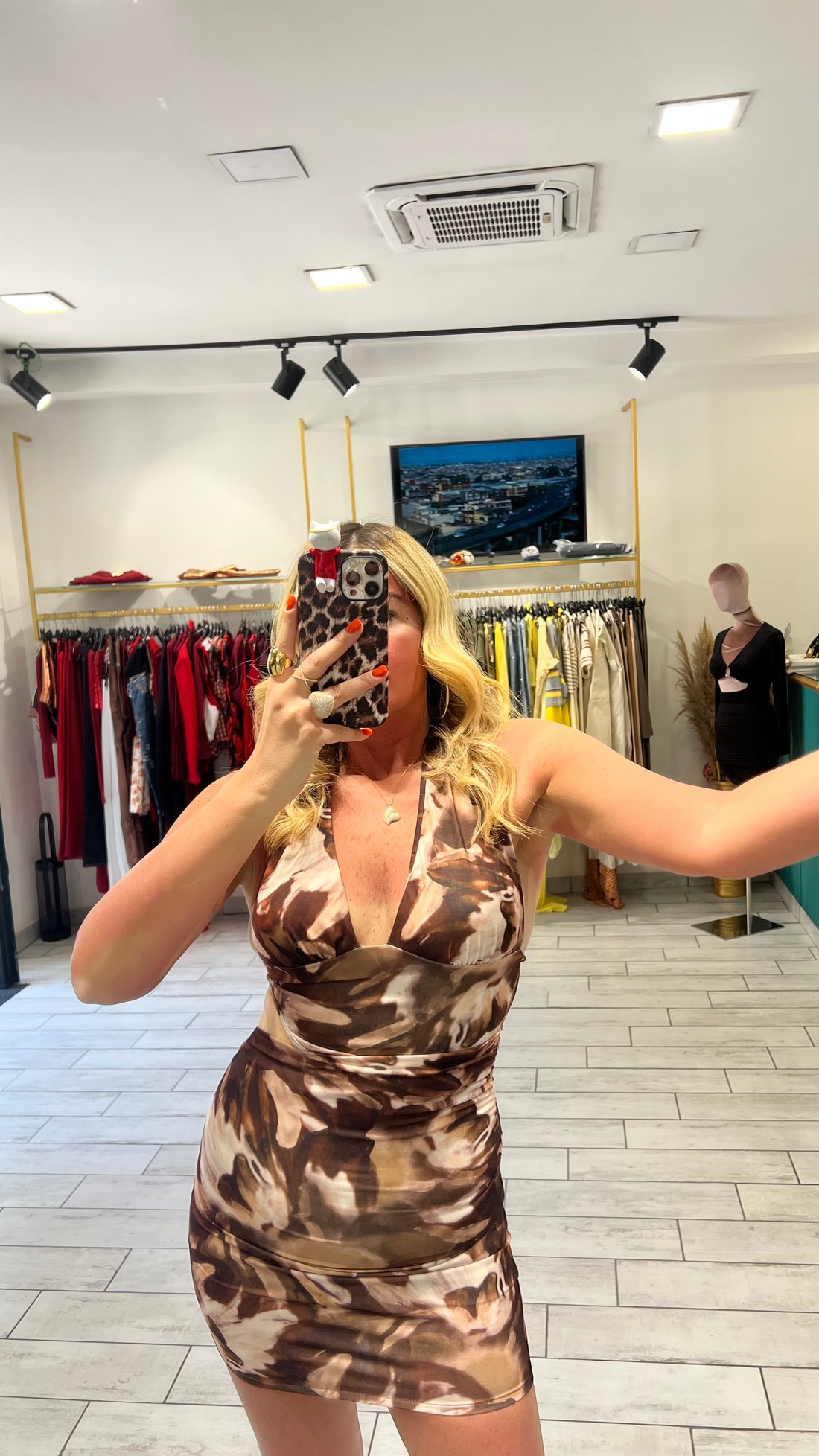 Dress Fimi Marrone