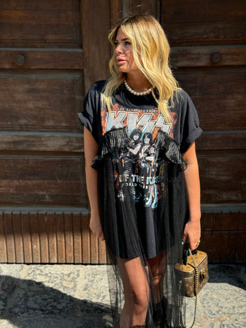T-Shirt Rock Kiss The Road