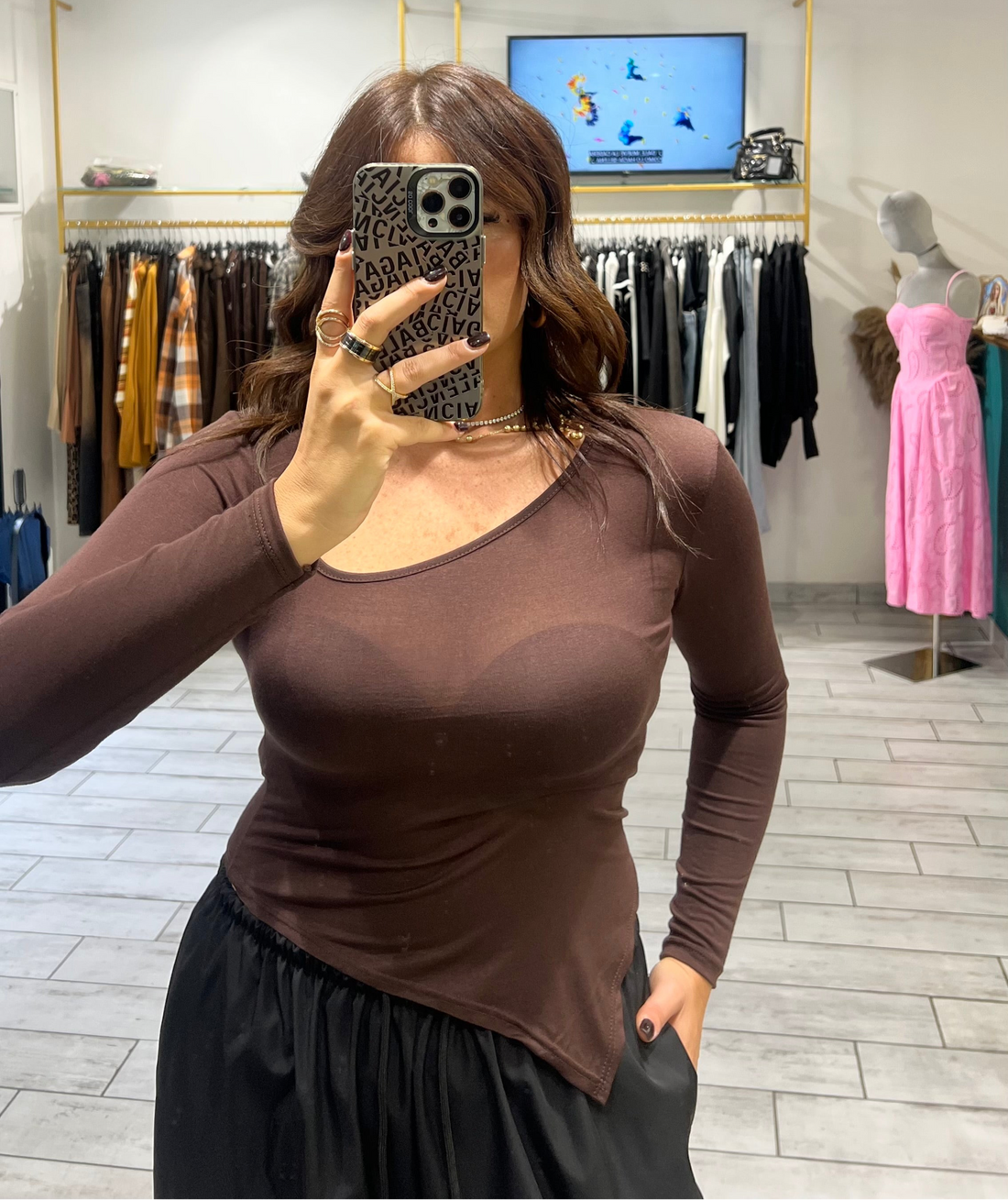 Maglia Velay Marrone