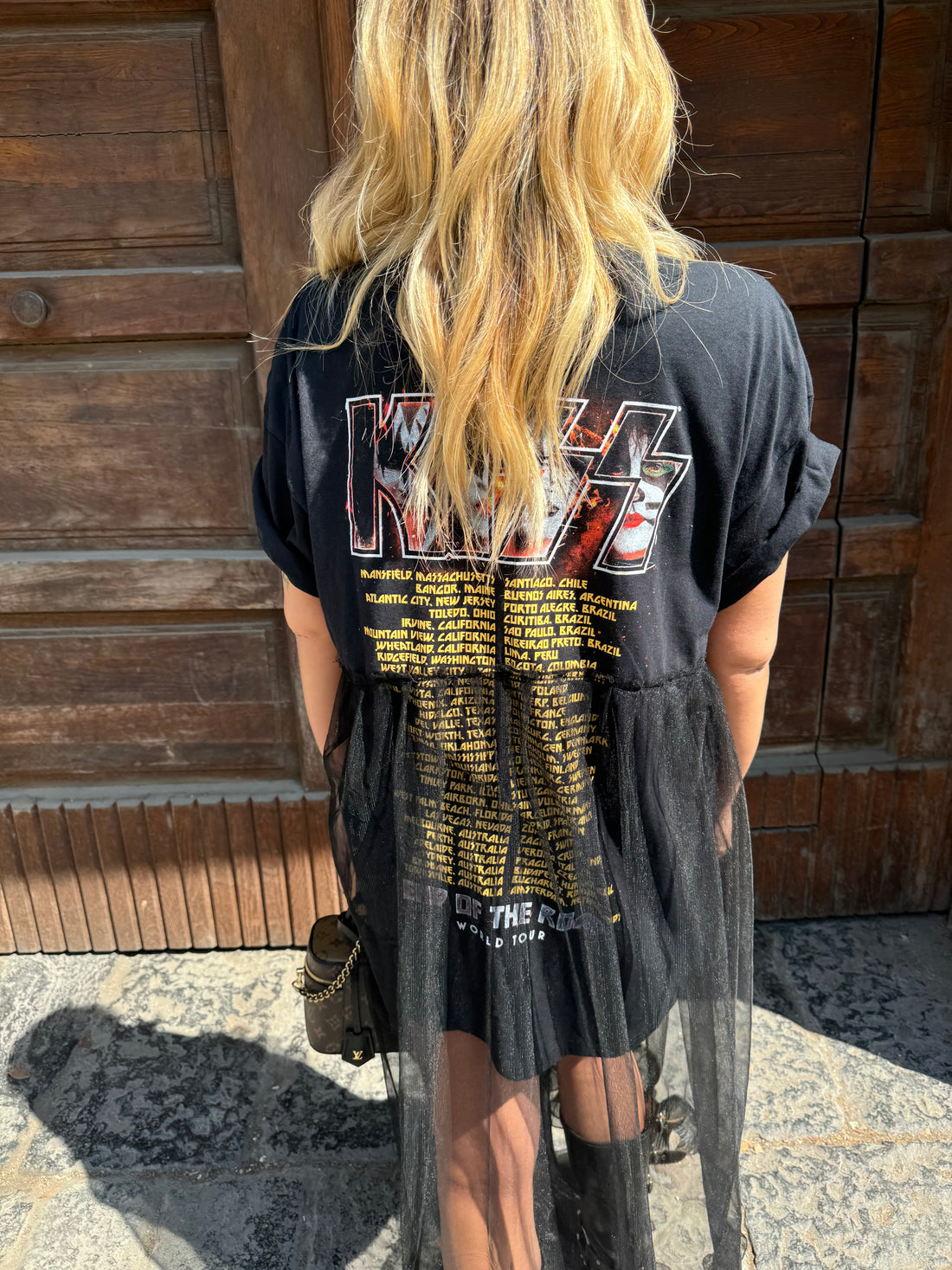 T-Shirt Rock Kiss The Road