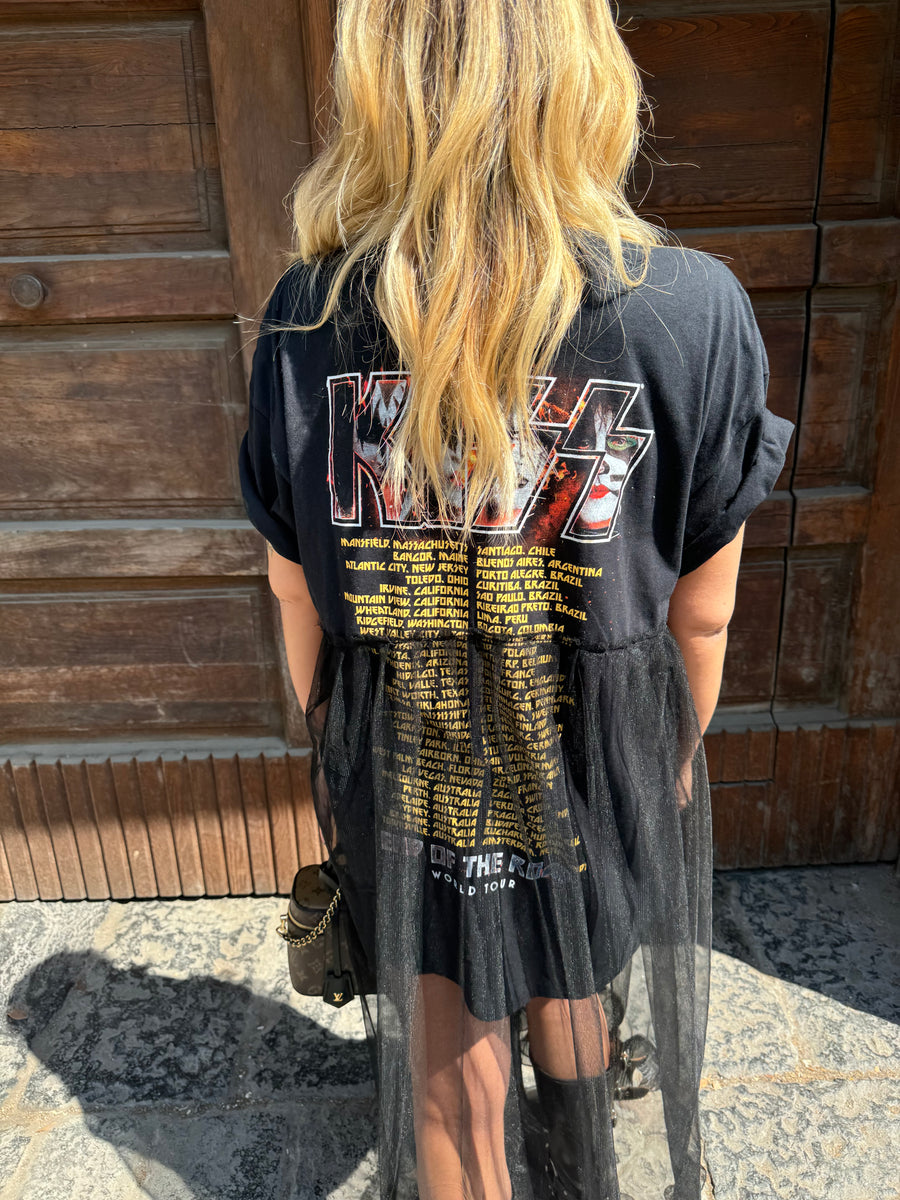 T-Shirt Rock Kiss The Road