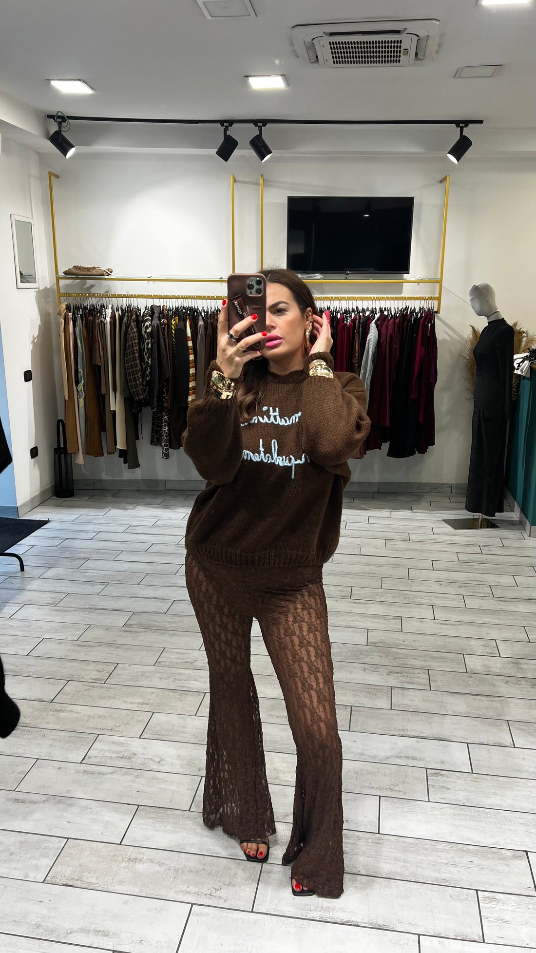 Leggings Isela Marrone