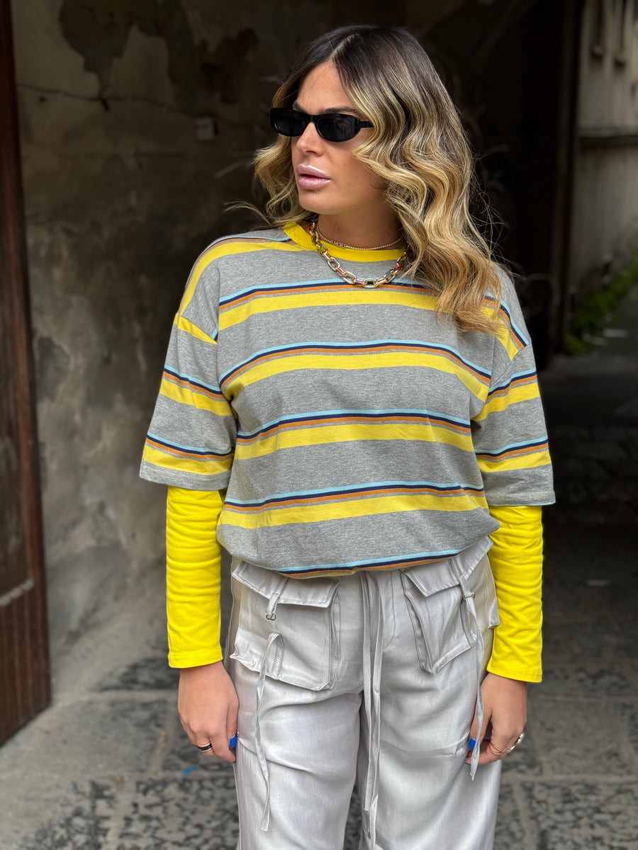 T-Shirt Favor con manica a polo