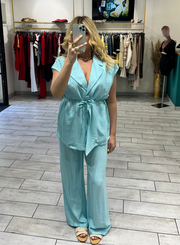 Coordinato Blossom Turchese