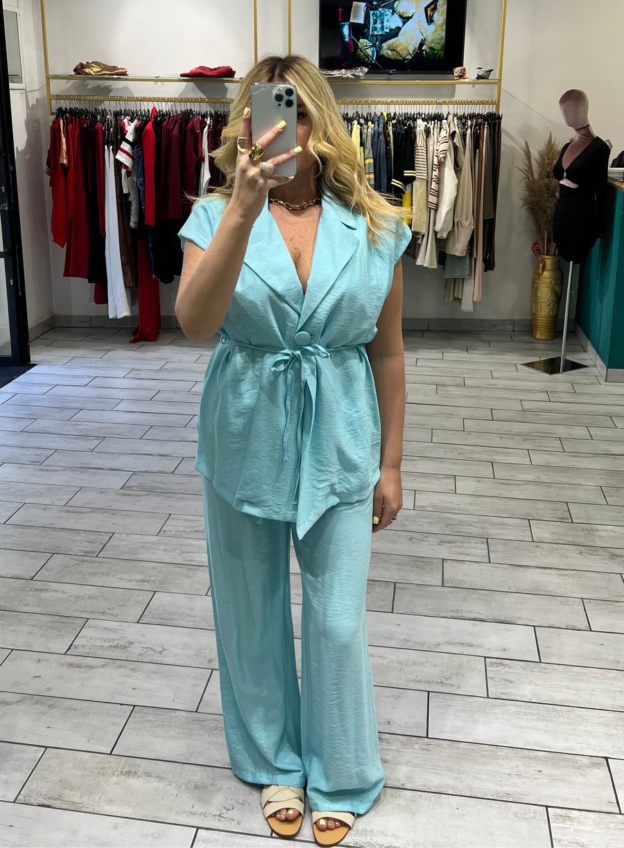 Coordinato Blossom Turchese