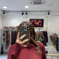 Maglia Manuela a collo alto Bordo