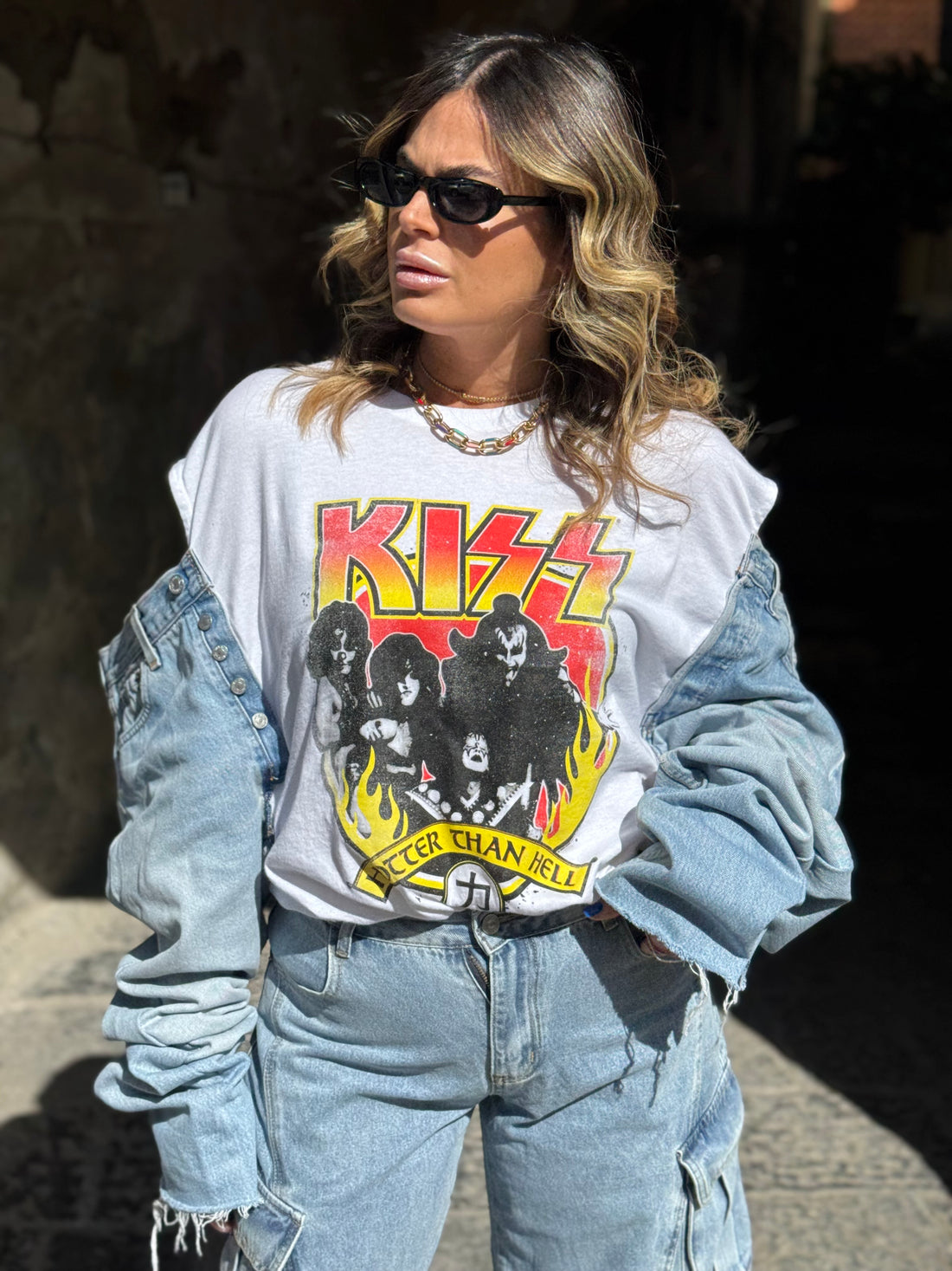 T-Shirt Rock Kiss Levi’s