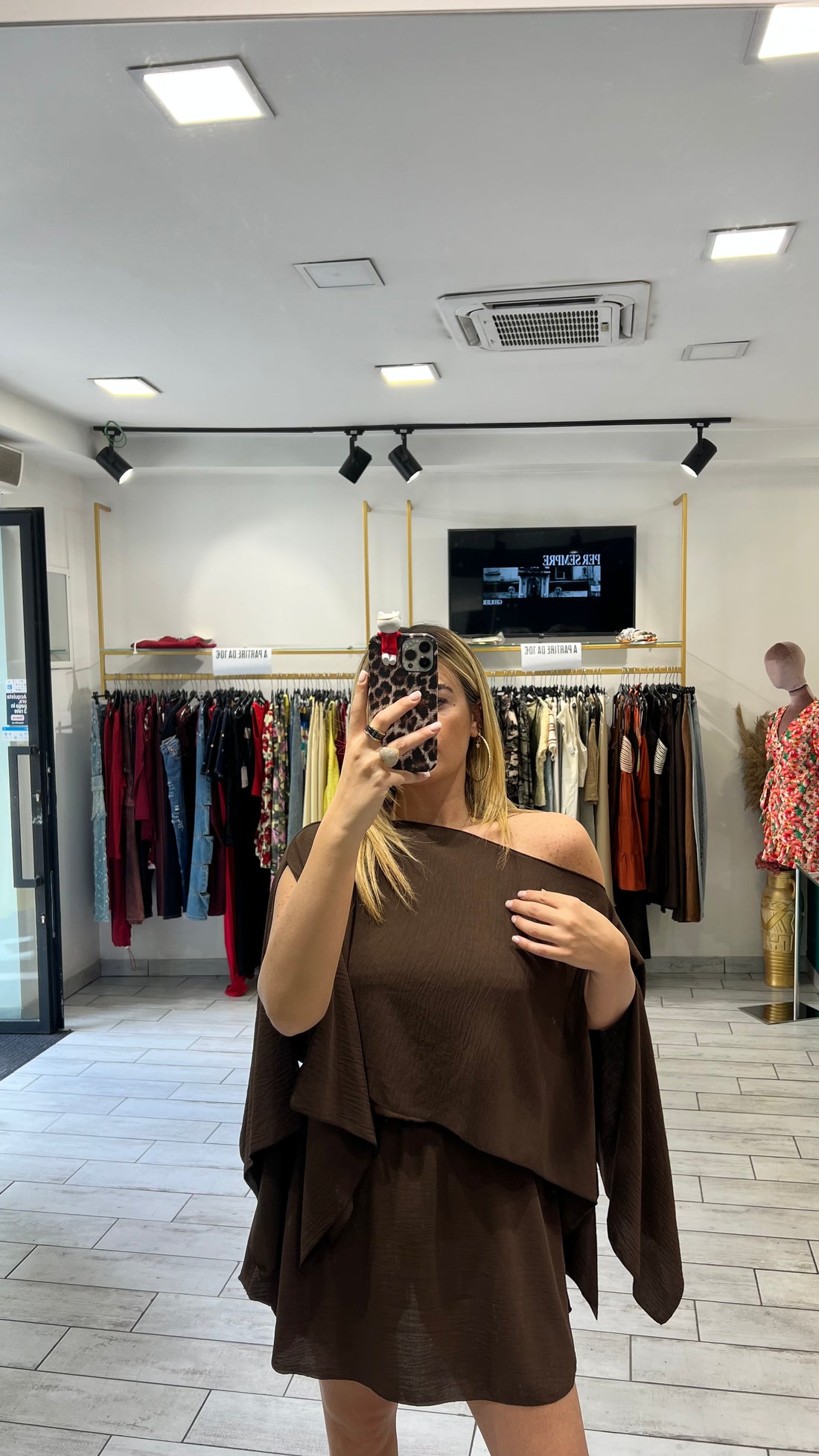 Coordinato Beyo tre pezzi Marrone