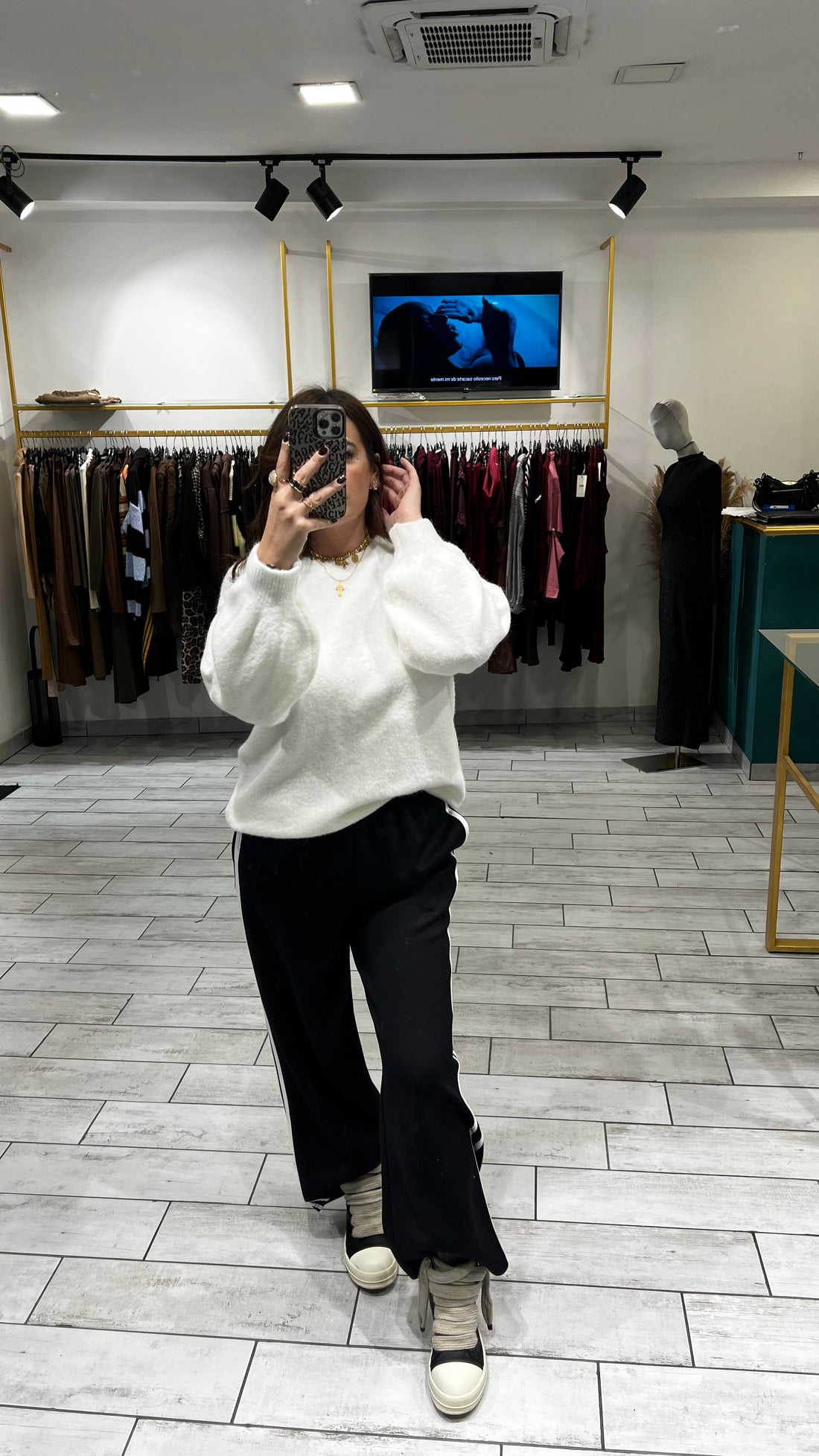 Maglione Cisab Bianco