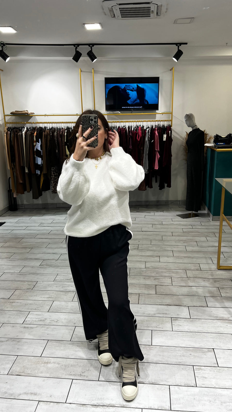 Maglione Cisab Bianco