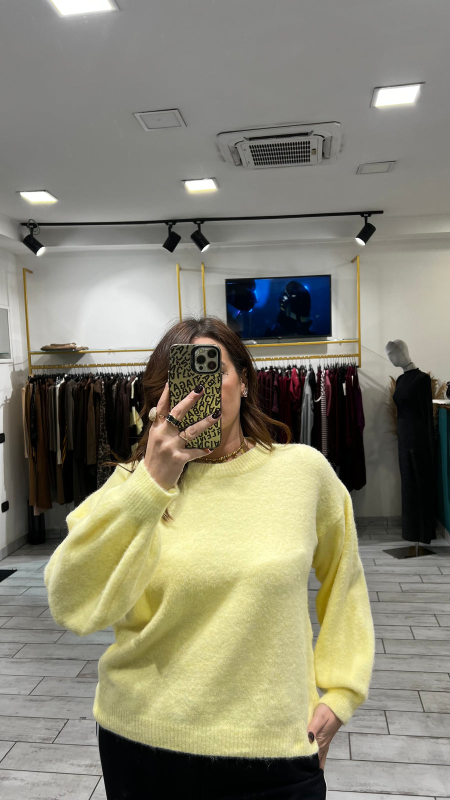 Maglione Cisab Giallo