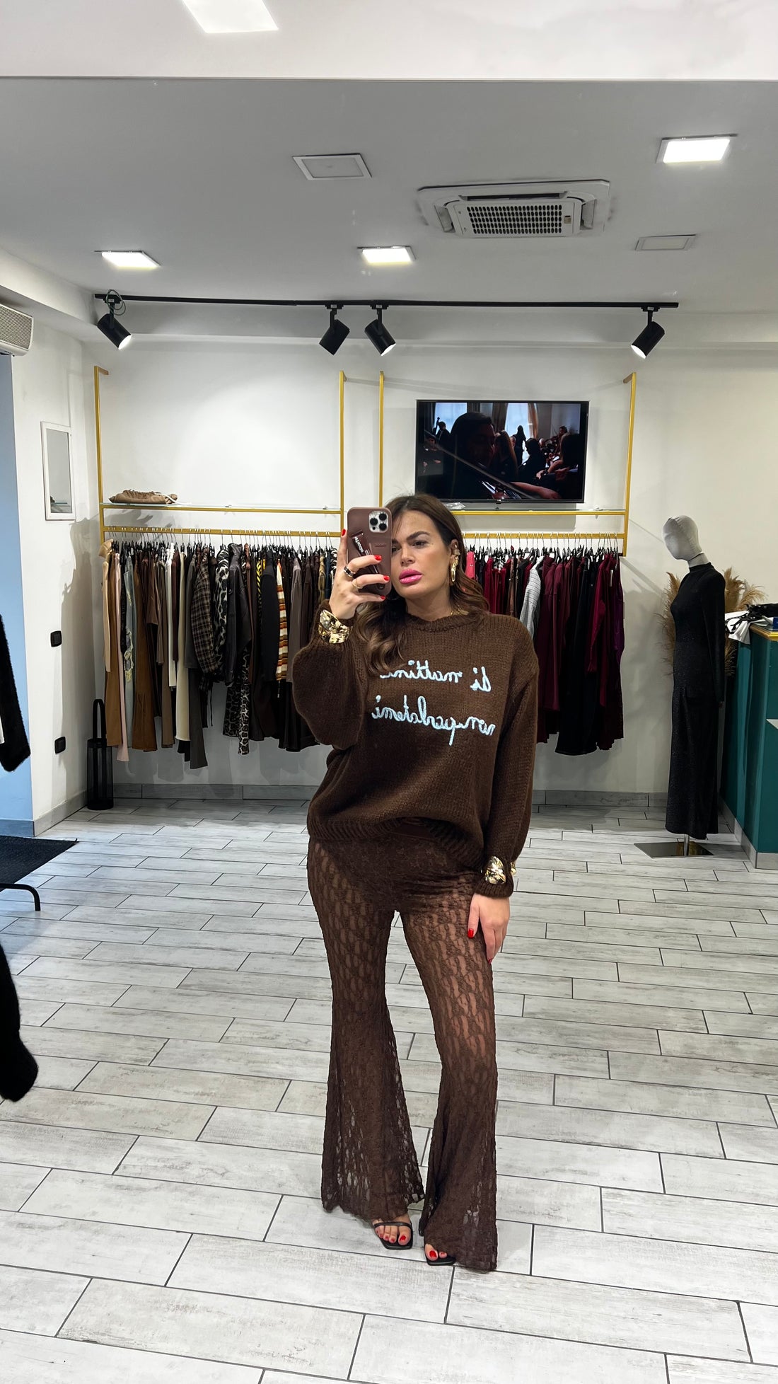 Leggings Isela Marrone