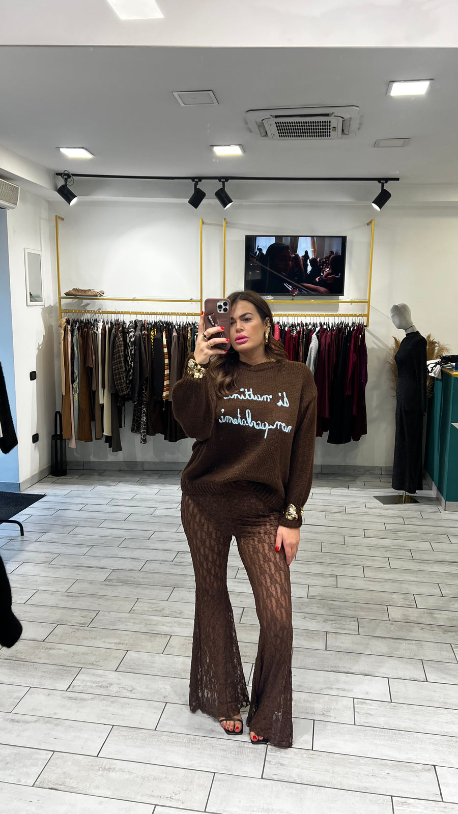 Leggings Isela Marrone