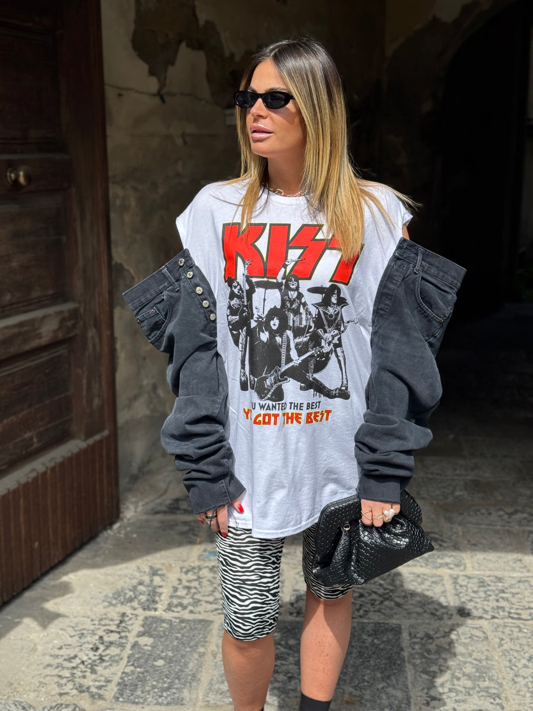 T-Shirt Rock Kiss Got Levi’s
