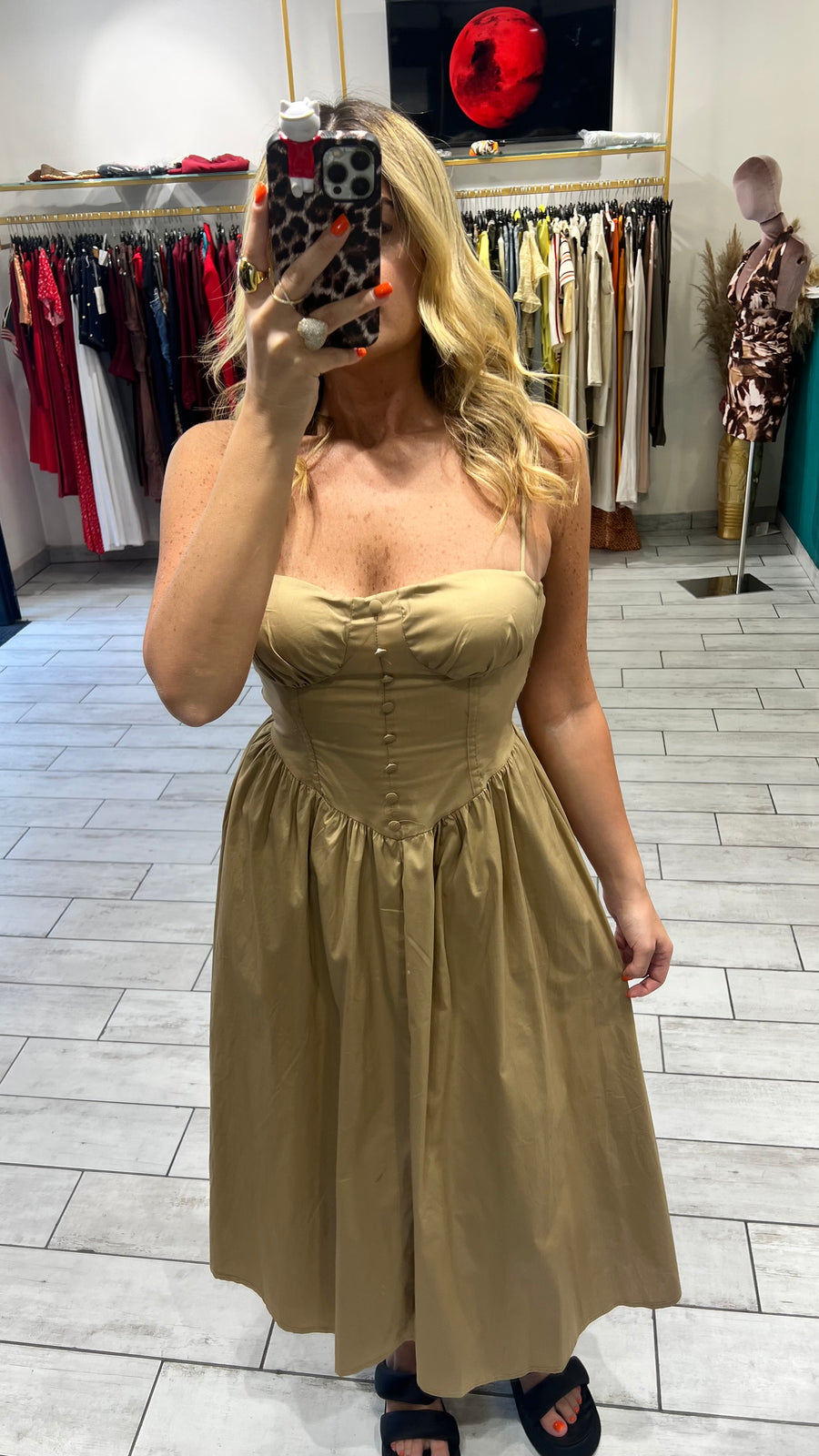 Dress Giulia Camel