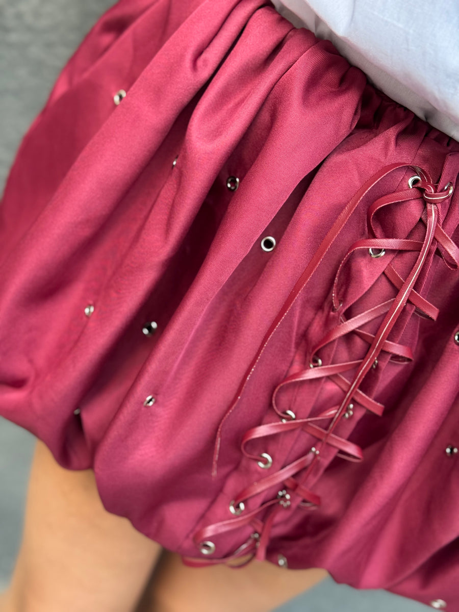 Gonna Taylor Bordo a pantaloncino