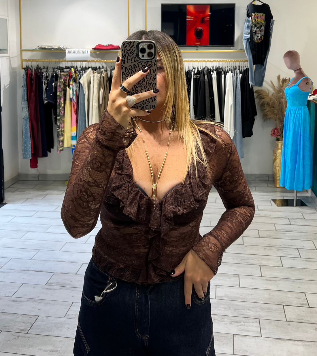 Maglia Praise Marrone