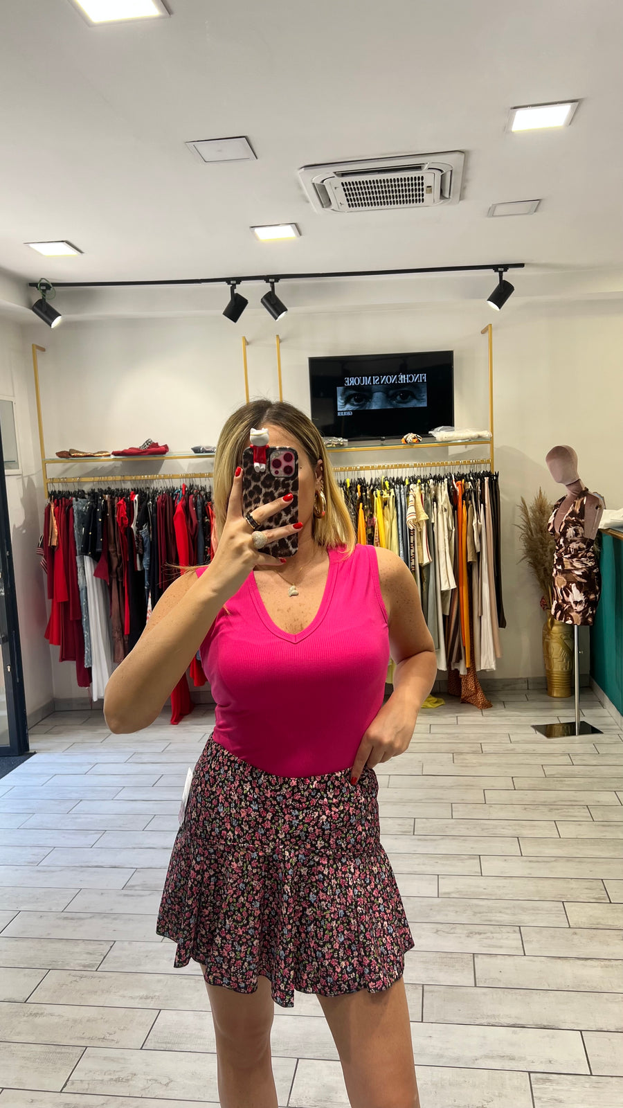 Canotta Cinco Fucsia