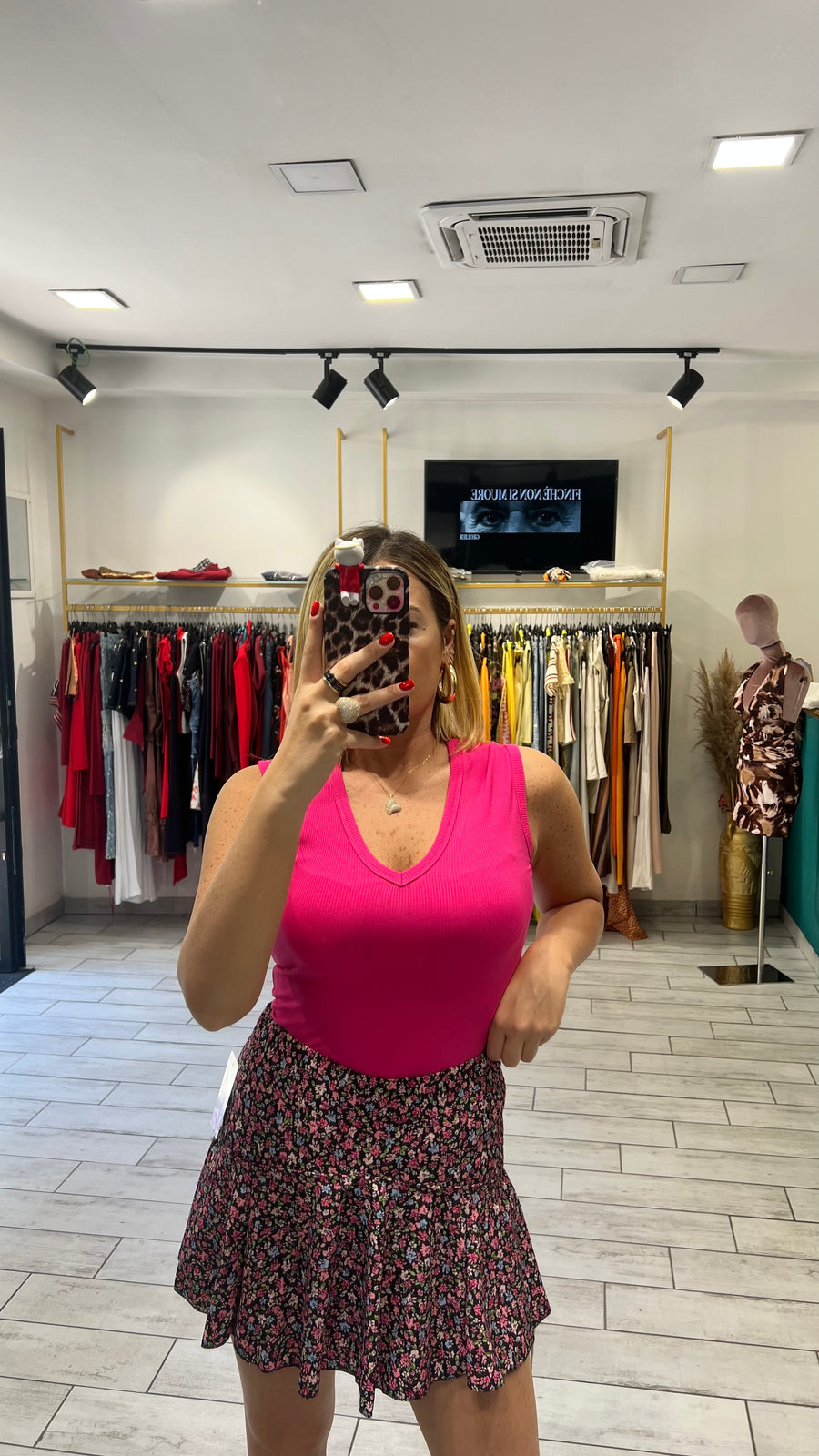 Canotta Cinco Fucsia