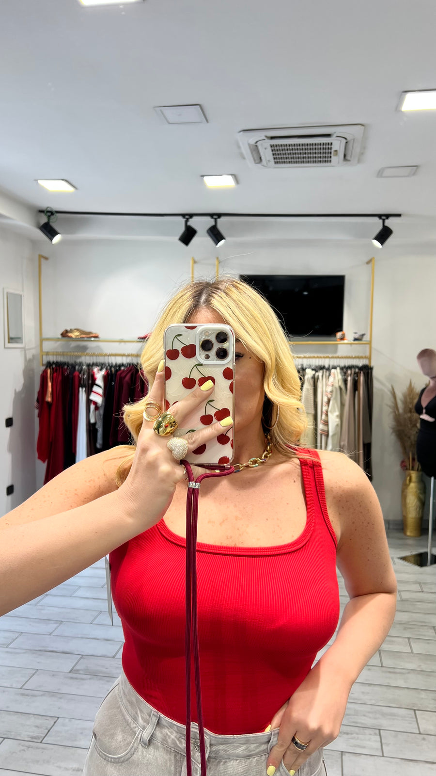 Canotta Bellamy Rossa