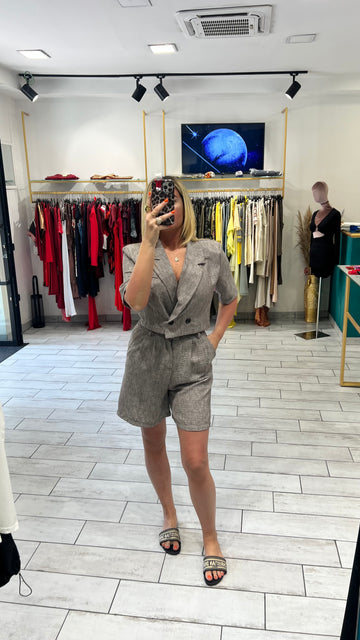 Coordinato Amber Grigio Bruciato