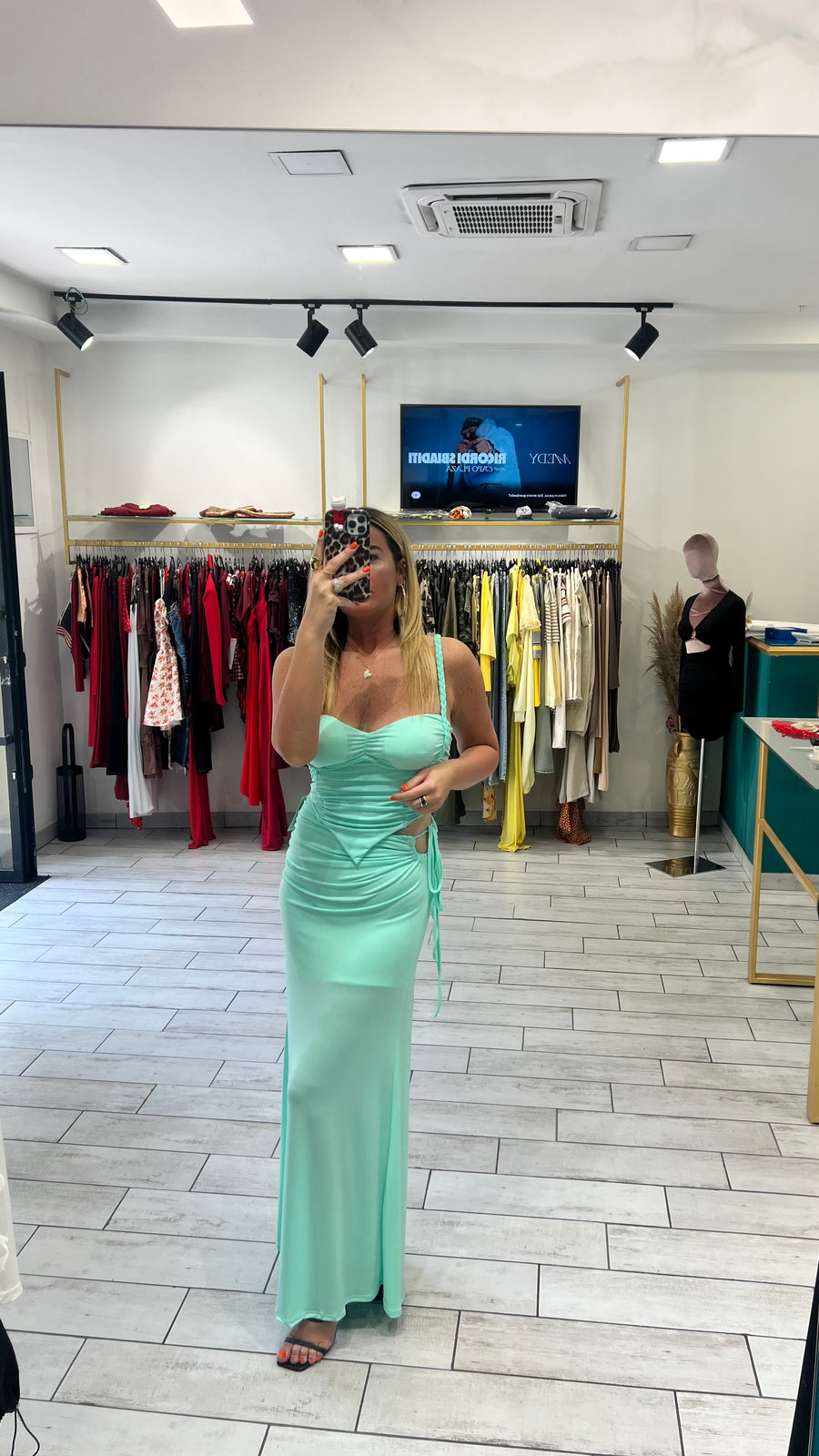 Coordinato Sefora Verde Tiffany